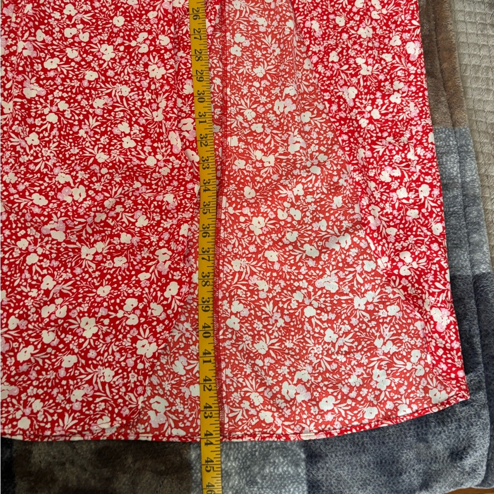 Zara Printed Corsetry-Inspired Midi Dress SZ L - Picture 13 of 14